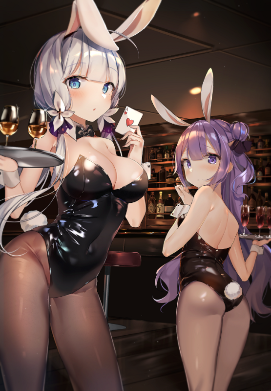 illustrious (azur lane)+unicorn (azur lane)