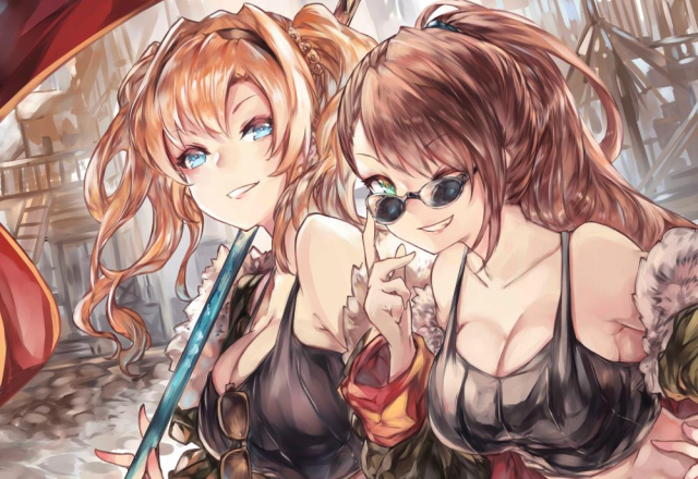 zeta (granblue fantasy)+beatrix (granblue fantasy)