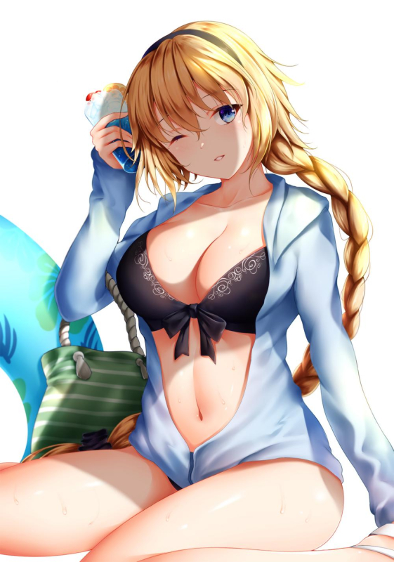 jeanne d'arc (fate) (all)+jeanne d'arc (swimsuit archer)