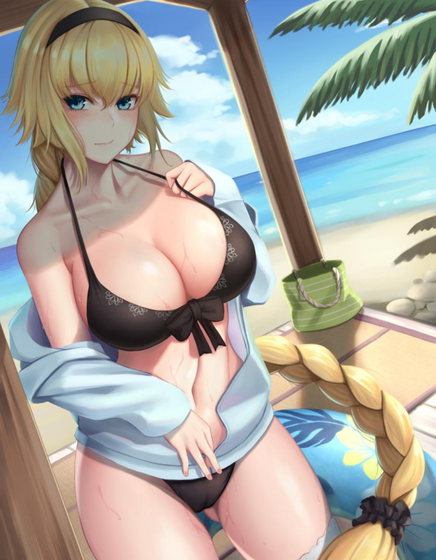 jeanne d'arc (fate) (all)+jeanne d'arc (swimsuit archer)