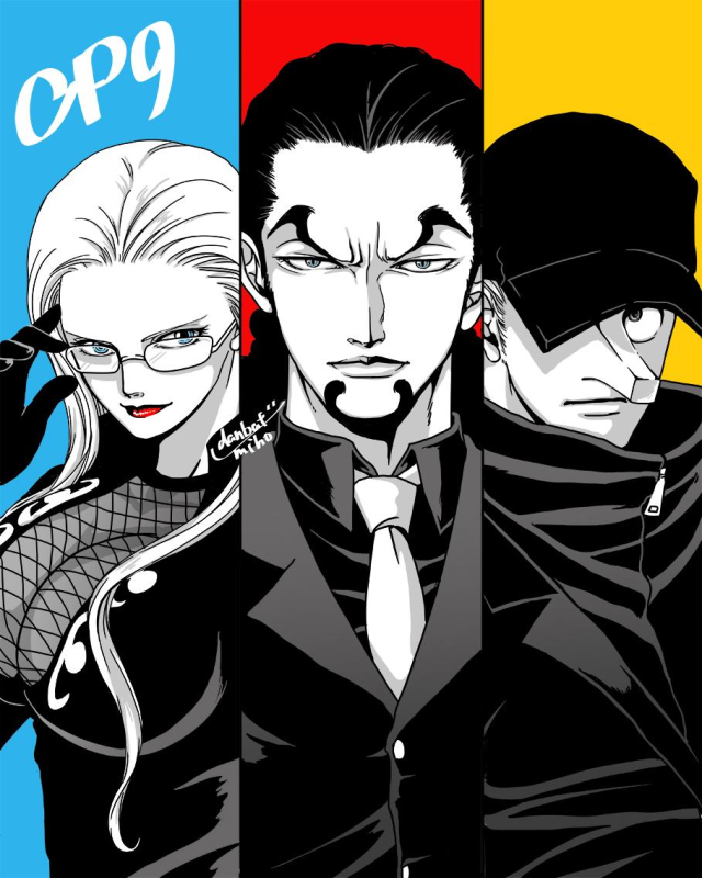 rob lucci+kalifa+kaku (one piece)