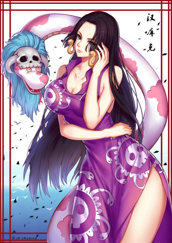 boa hancock+salome (one piece)