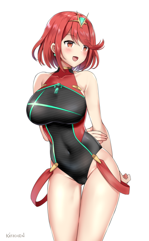 pyra (xenoblade)+pyra (pro swimmer) (xenoblade)