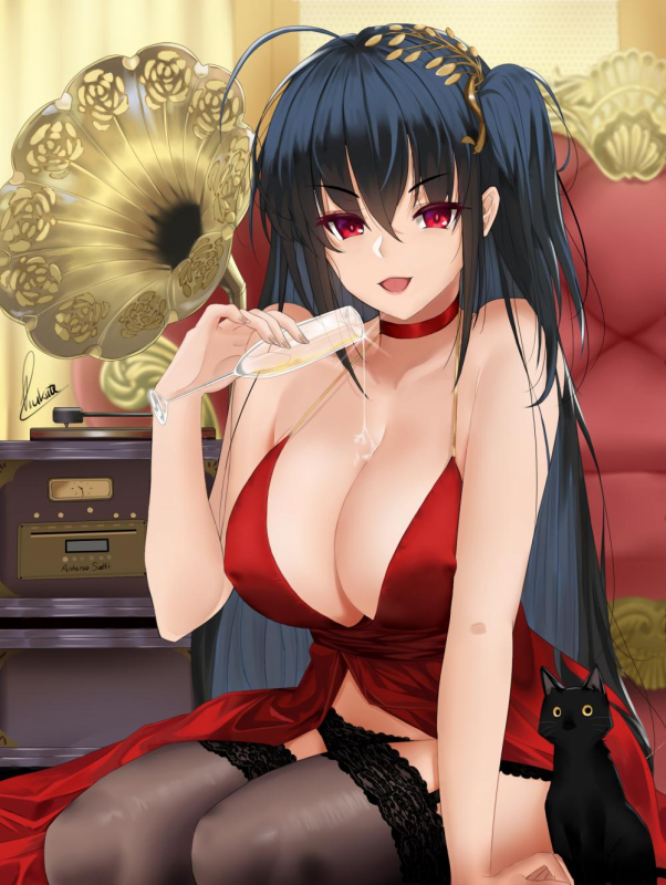 taihou (azur lane)+taihou (forbidden feast) (azur lane)