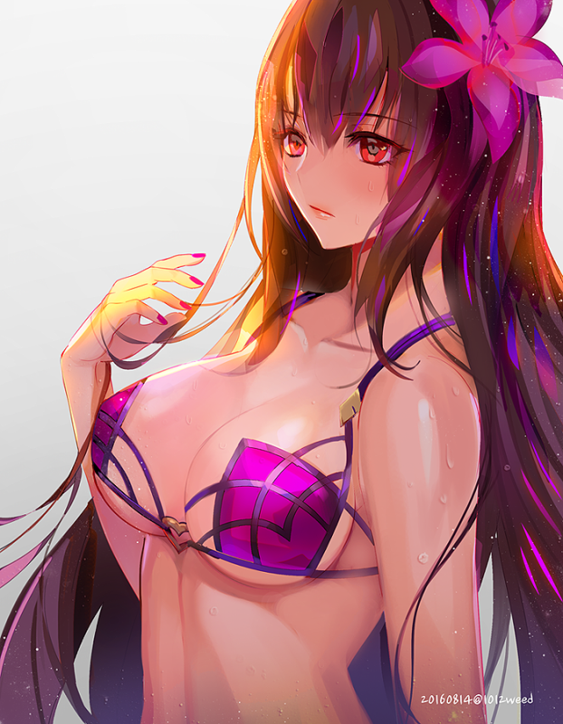 scathach (fate) (all)+scathach (swimsuit assassin) (fate)