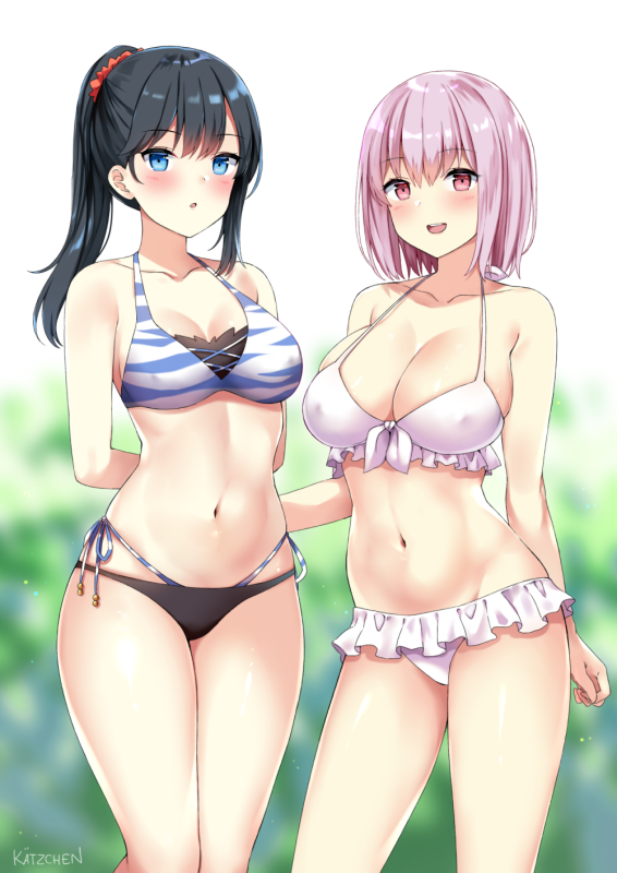 takarada rikka+shinjou akane