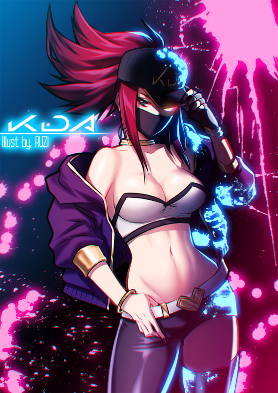 akali (league of legends)+k da akali