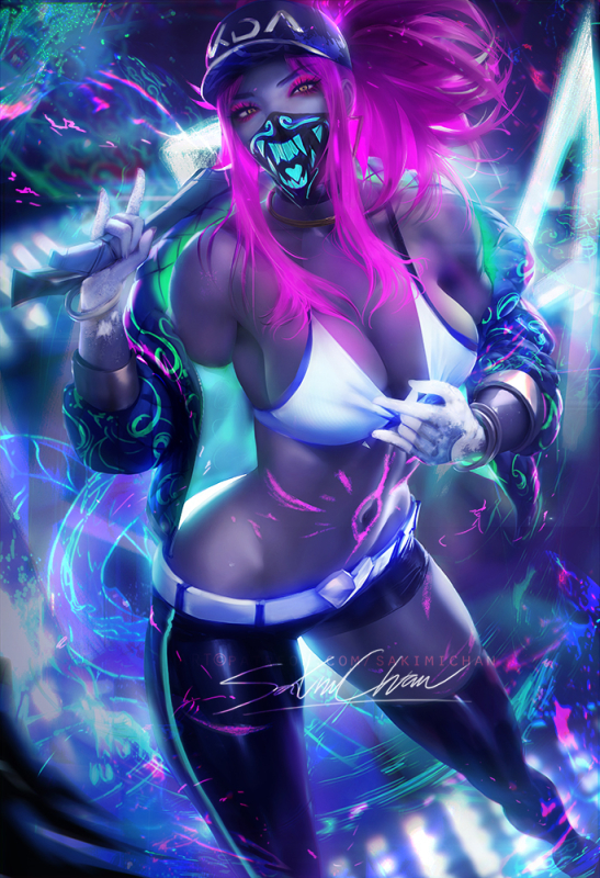 akali (league of legends)+k da akali