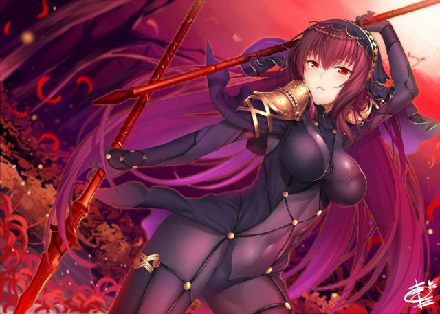 scathach (fate) (all)+scathach (fate)