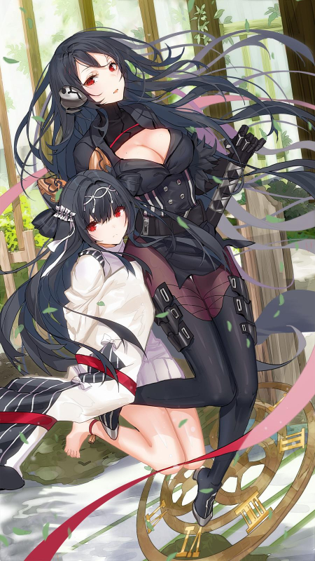 oboro (iron saga)+mutsuki (iron saga)