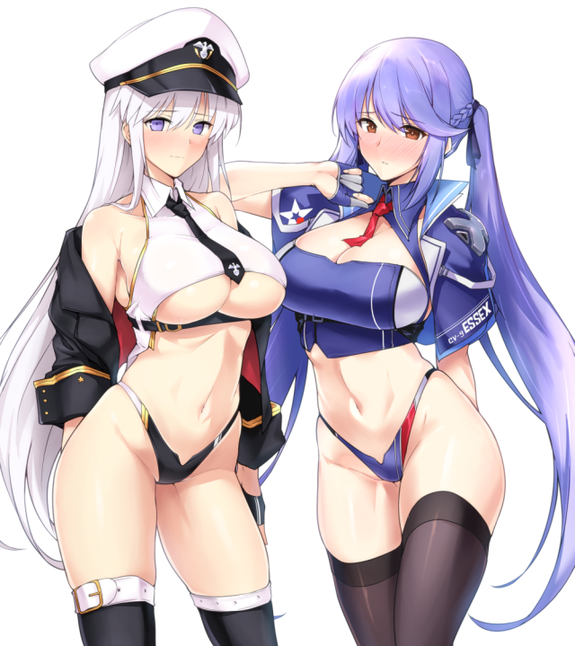 enterprise (azur lane)+essex (azur lane)