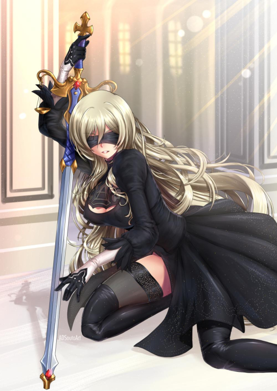 yorha no. 2 type b+sword maiden