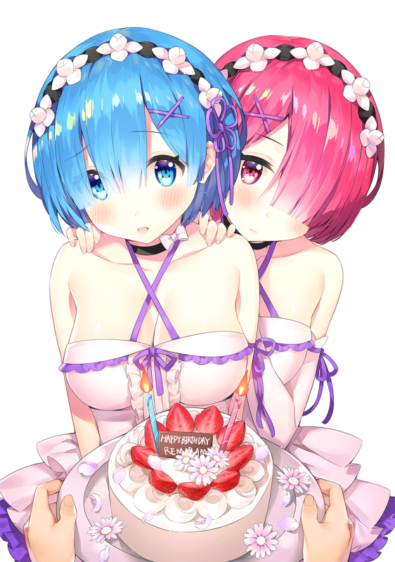 rem (re zero)+ram (re zero)