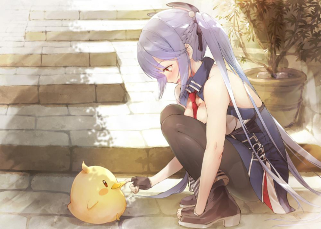 manjuu (azur lane)+essex (azur lane)