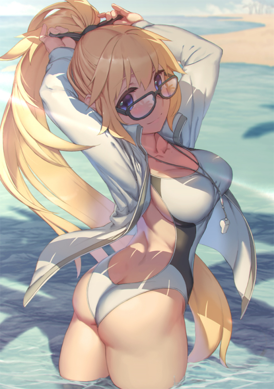 jeanne d'arc (fate) (all)+jeanne d'arc (swimsuit archer)