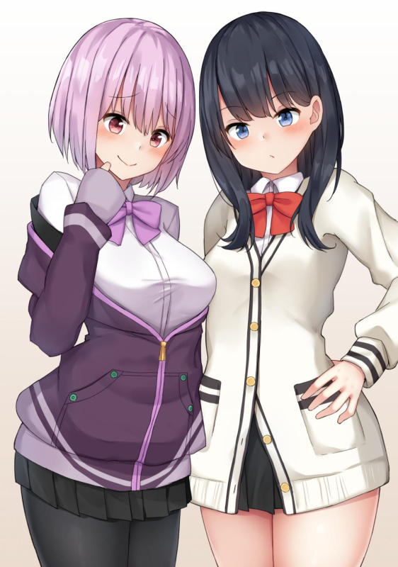 takarada rikka+shinjou akane