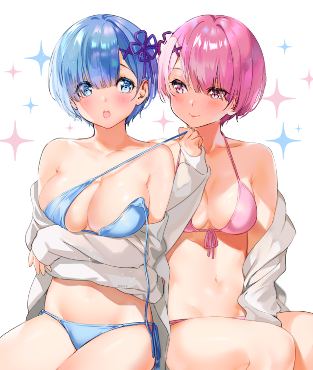 rem (re zero)+ram (re zero)