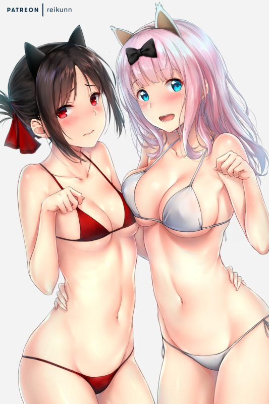 shinomiya kaguya+fujiwara chika