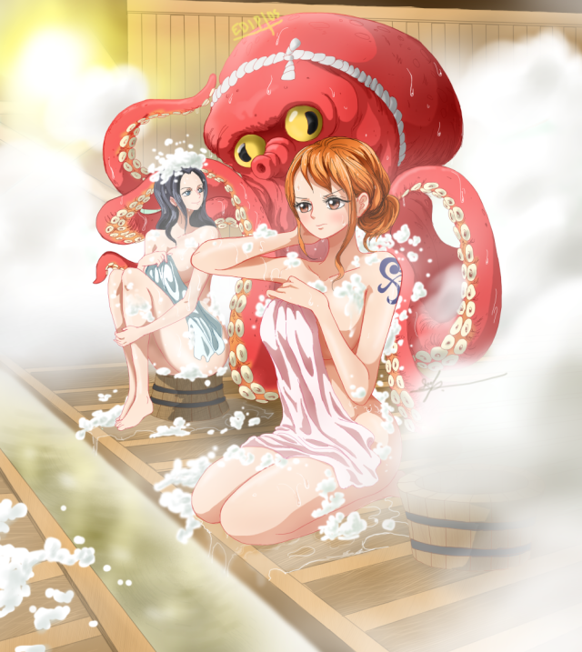 nami (one piece)+nico robin