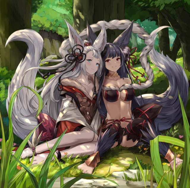 yuel (granblue fantasy)+socie (granblue fantasy)