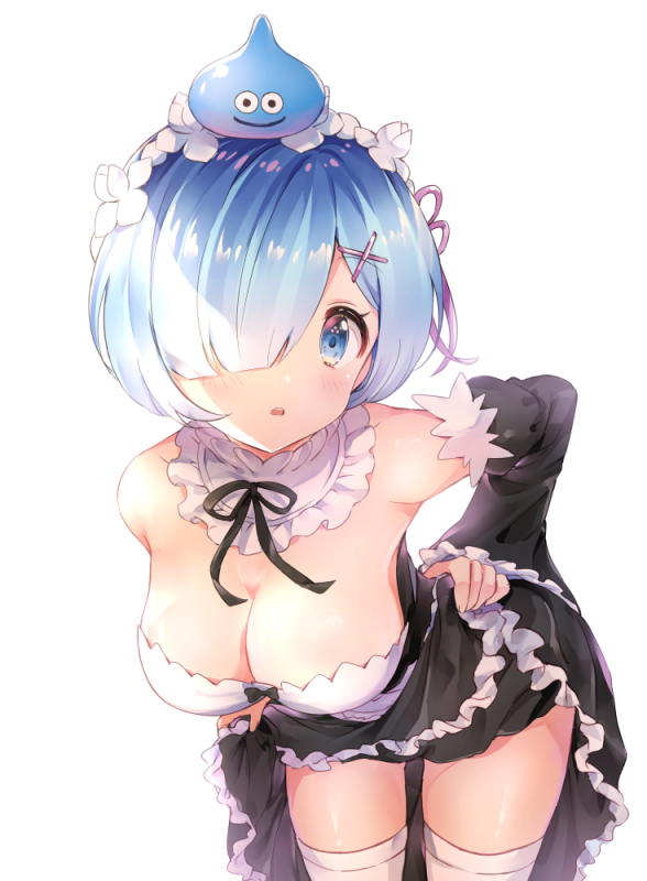 rem (re zero)+slime (dragon quest)