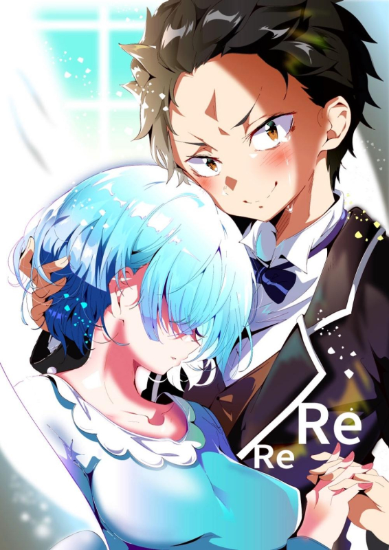 rem (re zero)+natsuki subaru
