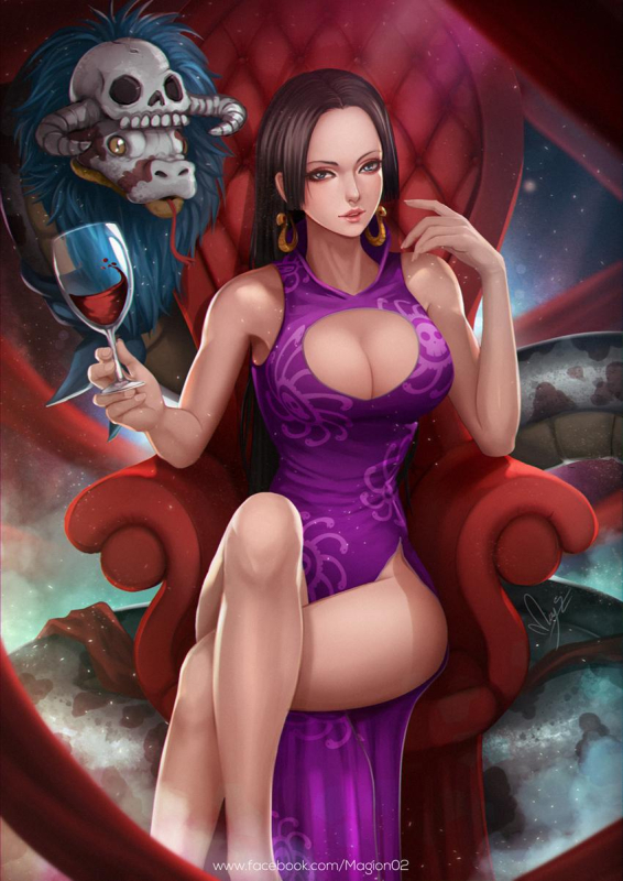 boa hancock+salome (one piece)
