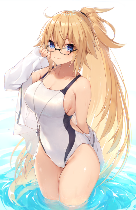 jeanne d'arc (fate) (all)+jeanne d'arc (swimsuit archer)