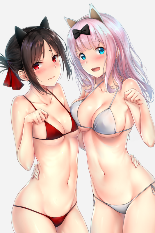 shinomiya kaguya+fujiwara chika