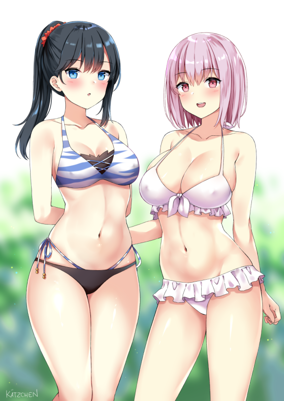 takarada rikka+shinjou akane