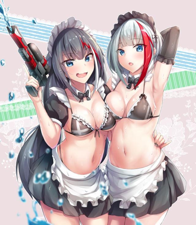 admiral graf spee (azur lane)+deutschland (azur lane)