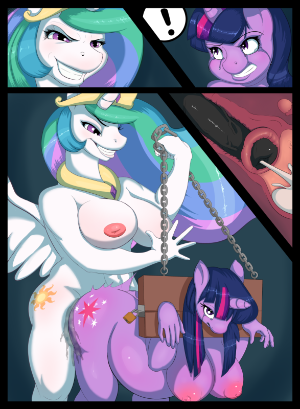 princess celestia (mlp)+twilight sparkle (mlp)