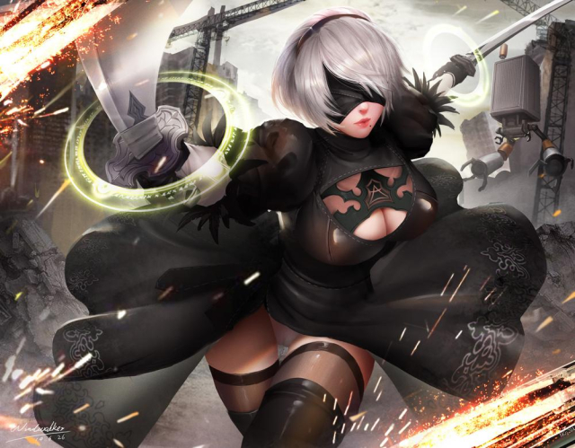 yorha no. 2 type b+pod (nier automata)