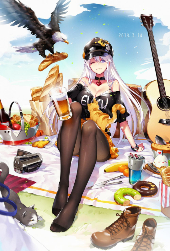 manjuu (azur lane)+enterprise (azur lane)