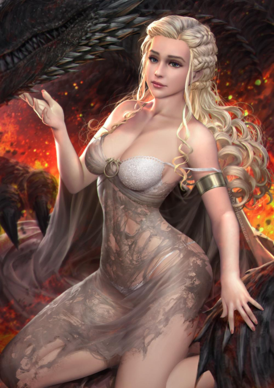 daenerys targaryen+drogon