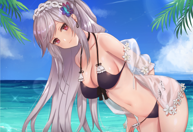 dunkerque (azur lane)+dunkerque (summer sucre) (azur lane)