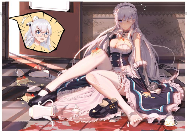 belfast (azur lane)+edinburgh (azur lane)