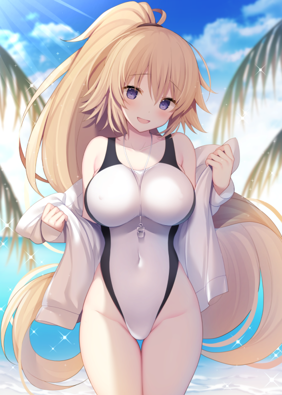 jeanne d'arc (fate) (all)+jeanne d'arc (swimsuit archer)