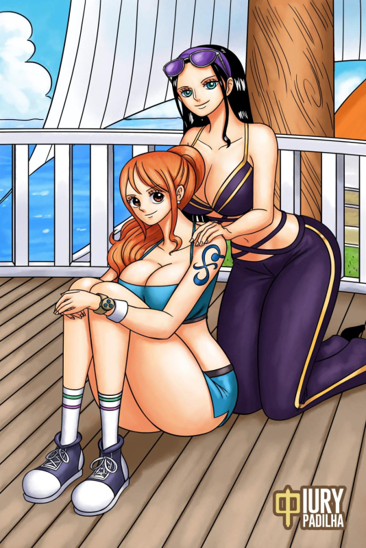 nami (one piece)+nico robin