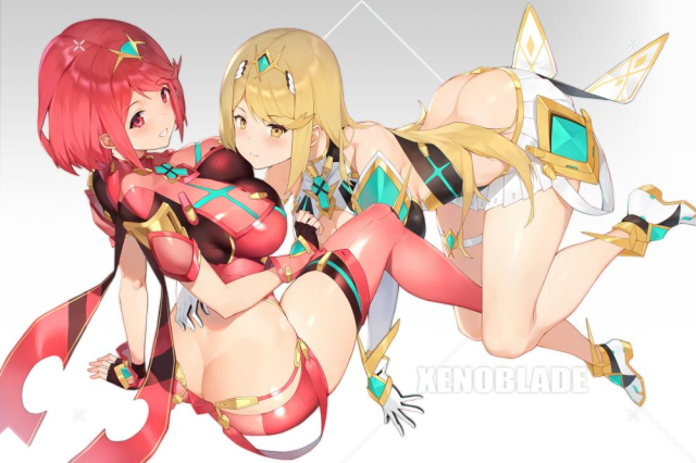 pyra (xenoblade)+mythra (xenoblade)