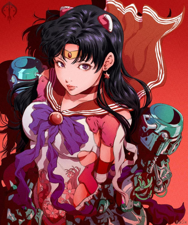 hino rei+sailor mars