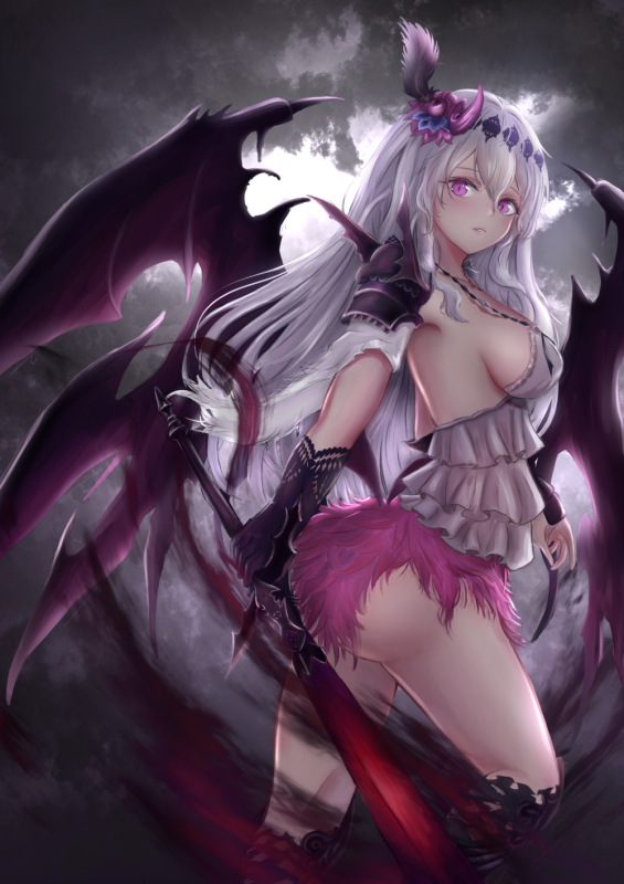 jeanne d'arc (granblue fantasy)+dark jeanne