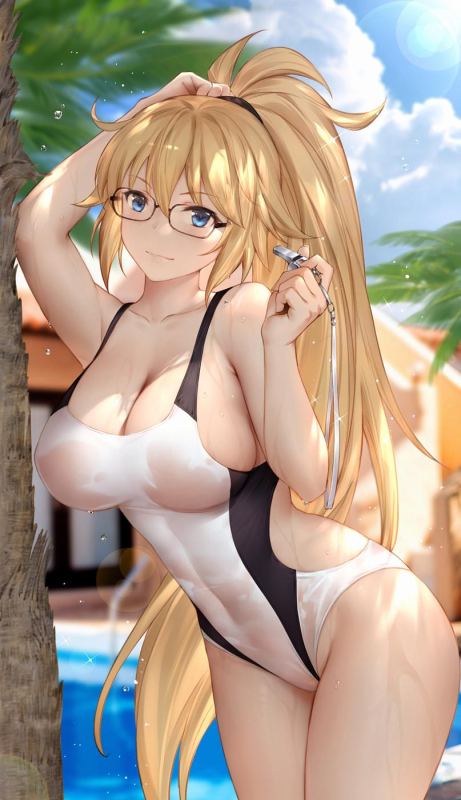 jeanne d'arc (fate) (all)+jeanne d'arc (swimsuit archer)