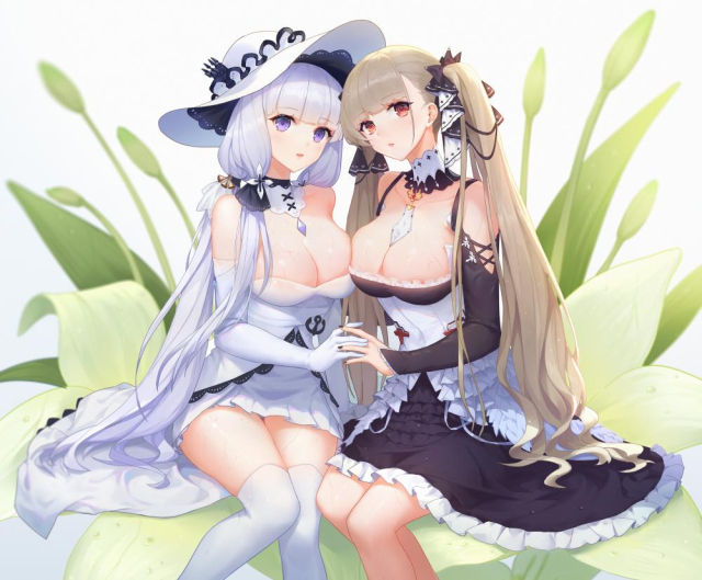 formidable (azur lane)+illustrious (azur lane)