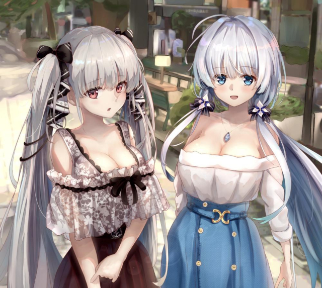 formidable (azur lane)+illustrious (azur lane)