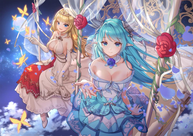 artemia (king's raid)+laias (king's raid)