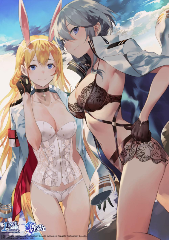 north carolina (azur lane)+washington (azur lane)