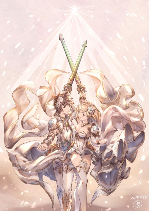 gita (granblue fantasy)+gran (granblue fantasy)+the glory