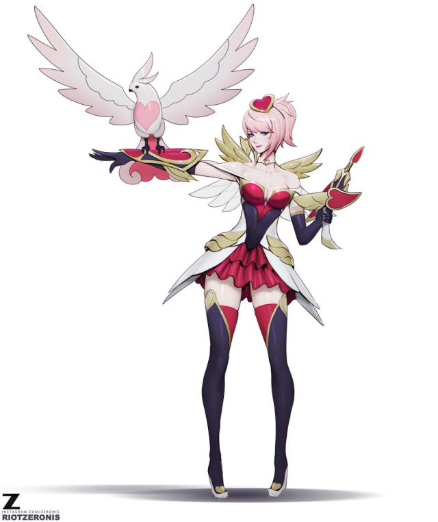 quinn (league of legends)+heartseeker quinn