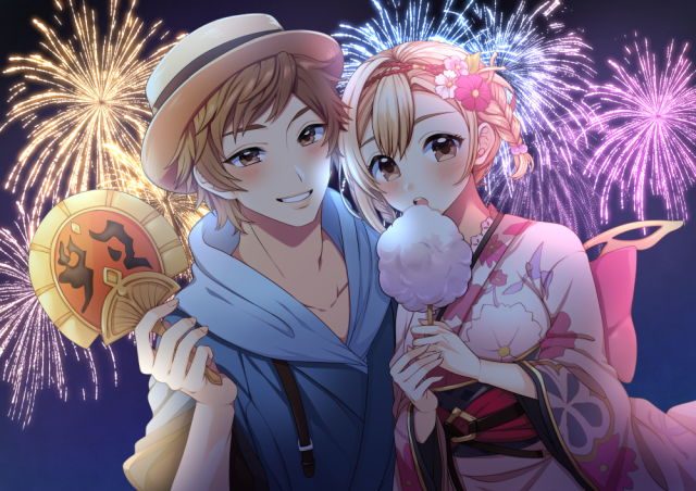 gita (granblue fantasy)+gran (granblue fantasy)